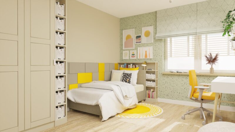 Pokój dziecka – Kids room visualization