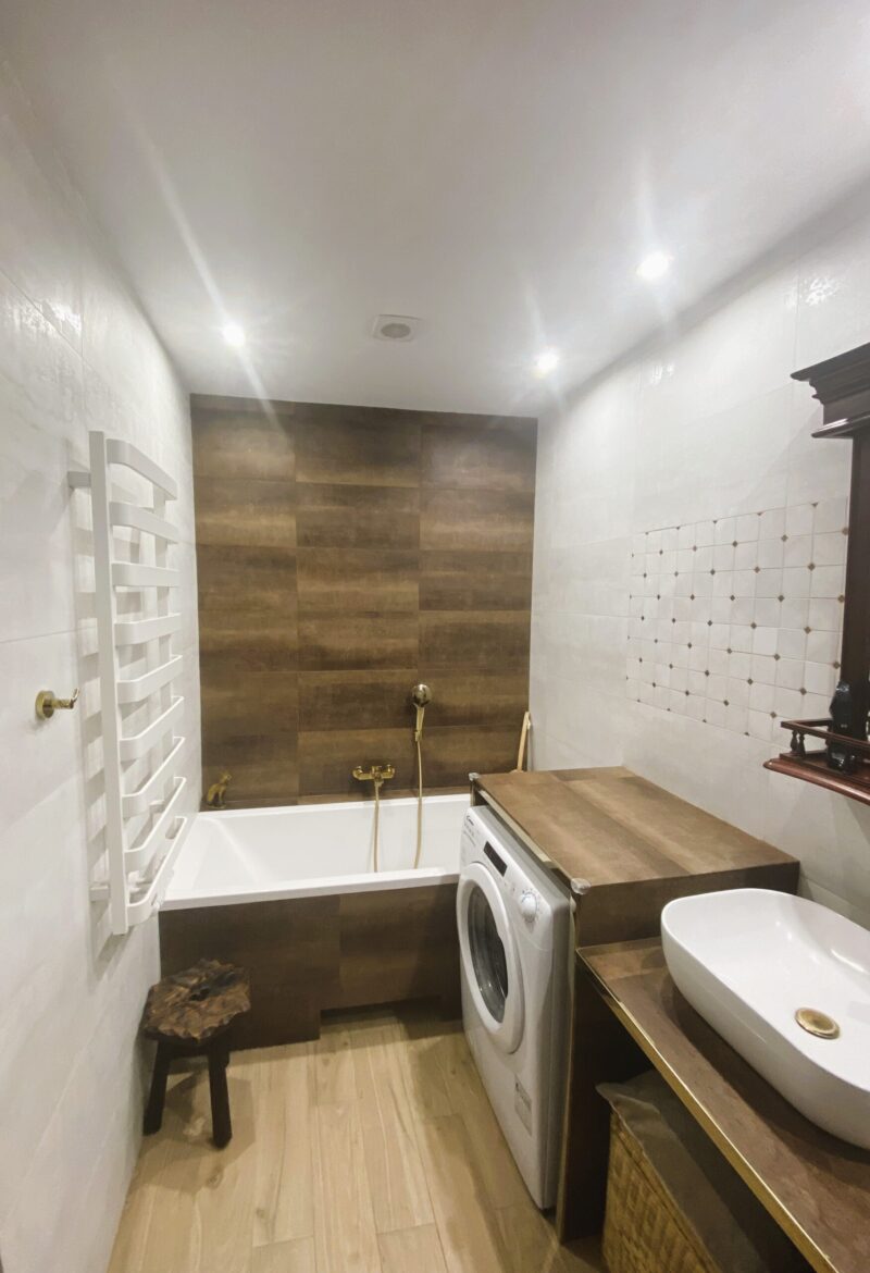 Realizacja rustykalnej łazienki – Rustic bathroom realization